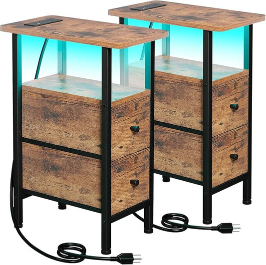 LOAKEKEL Narrow Nightstand by LOAKEKEL