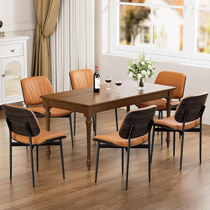 YaFiti Dining Chairs Set of 2, Mid Century Modern Dining Room and Kitchen Chairs - Image 5
