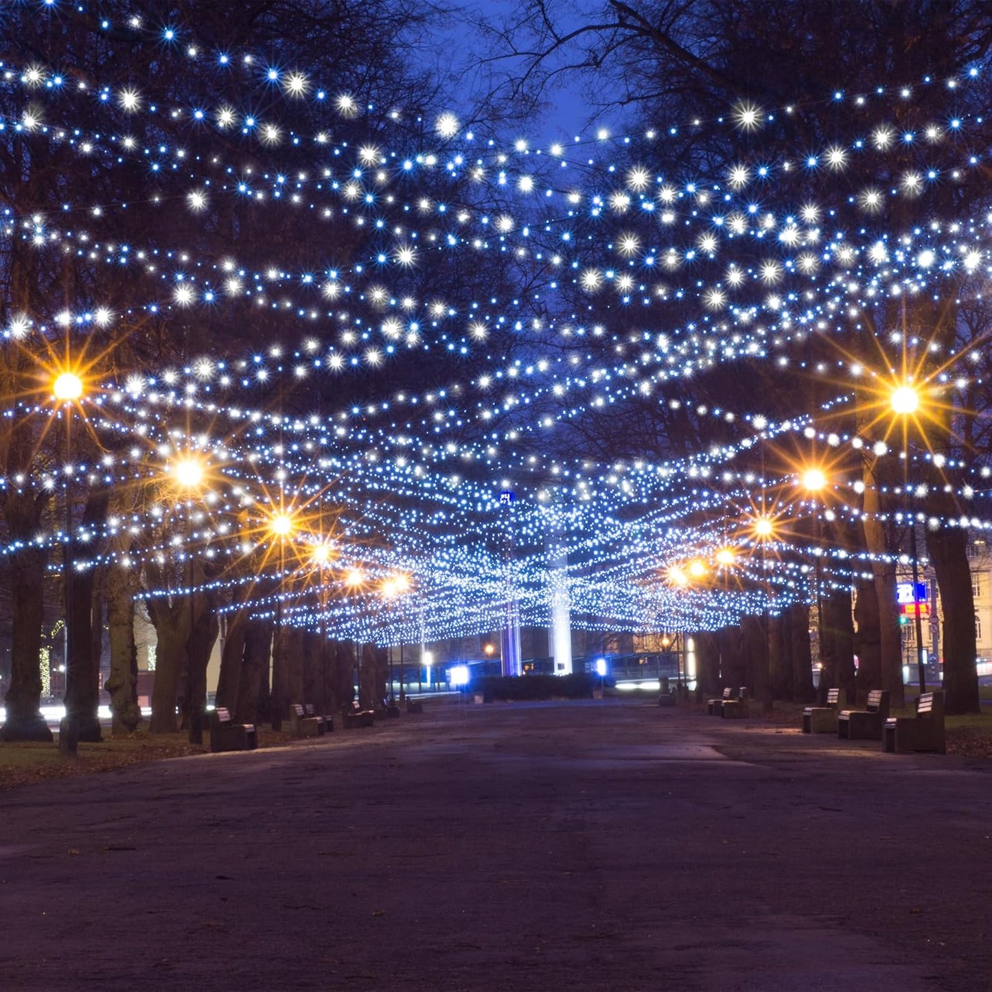 100 LED Christmas String Lights, 39FT Indoor Lights Plug-in with 8 Modes & Timer & Memory Function, Waterproof Christmas Lights Outdoor for Holiday Party Christmas Tree Decor