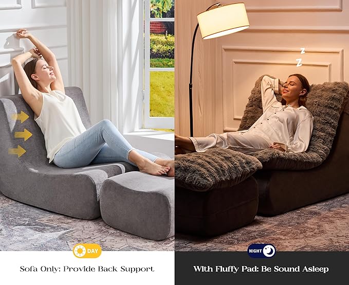 Hobestluk Sofa Couch Foam Sofa for Small Spaces Comfy Sofas - Image 7