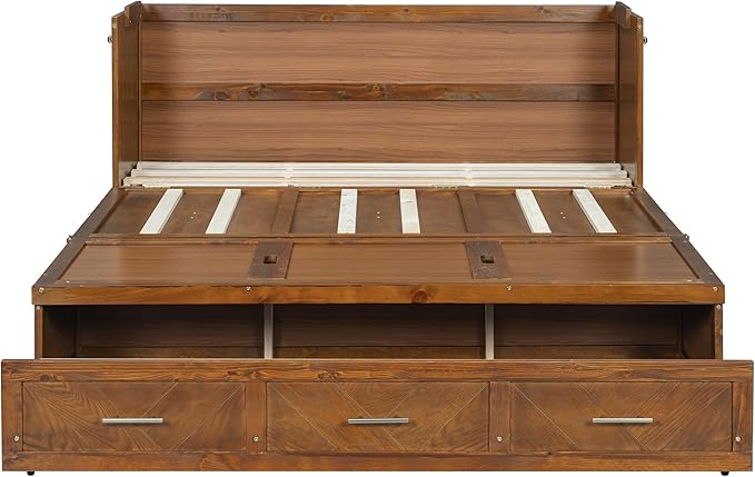 KEIKI Queen Murphy Bed Cabinet - Image 9