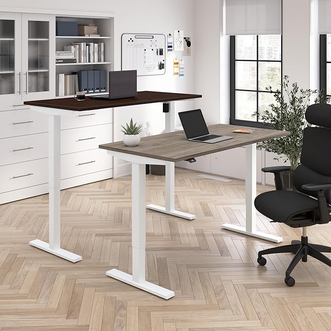 Bush Business Furniture 60-inch Electric Height Adjustable Standing Desk - Image 4