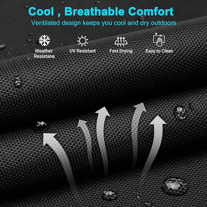 ABORON Heavy Duty Tanning Chair, Outdoor 5-Position Folding Chaise Lounge Chair - Image 4