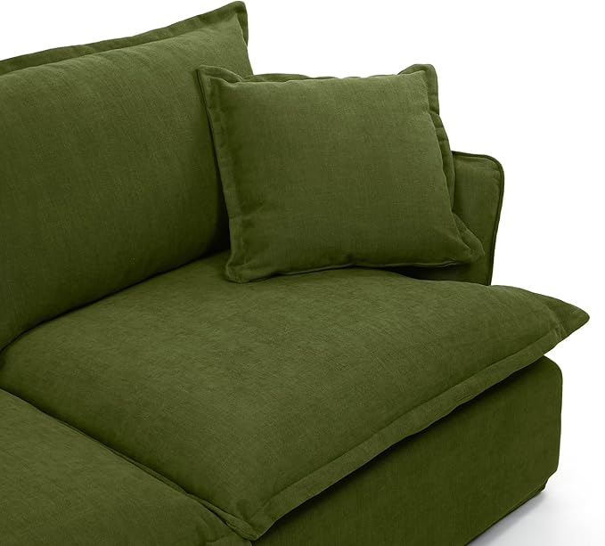 5 Seat V Shape Modular Sectional Couch Sofa - Image 6