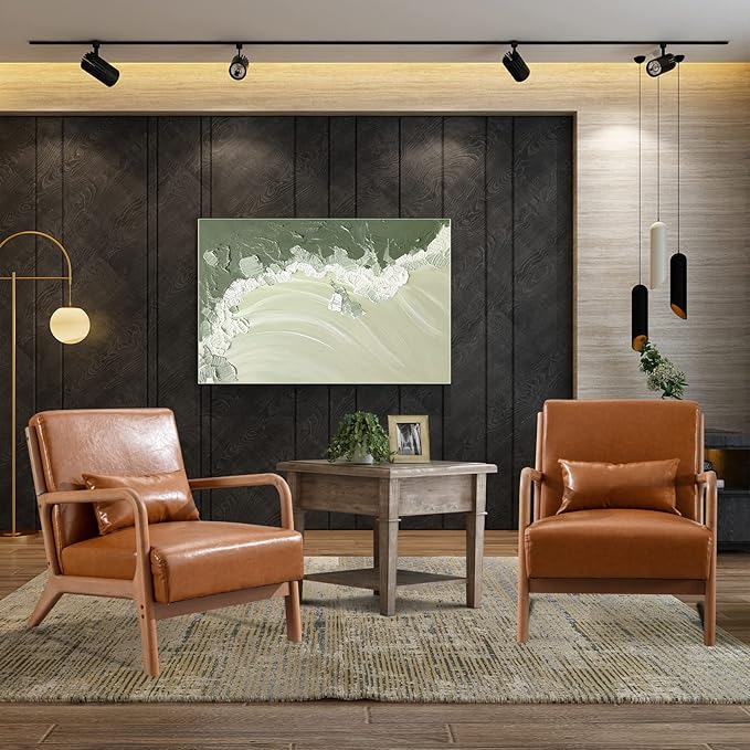 INZOY Mid Century Modern Accent Chair - Image 8