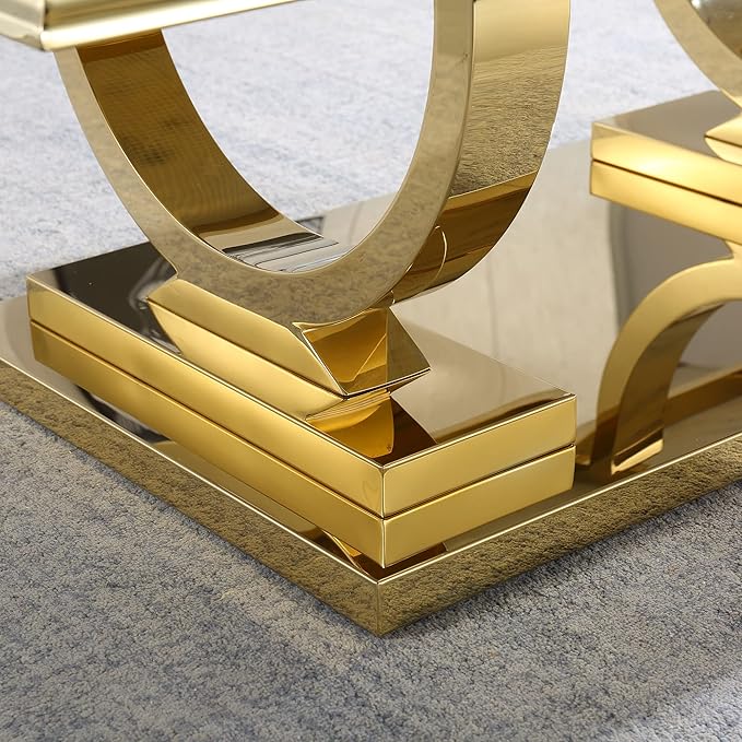 Henf 47" Marble Coffee Table - Image 7