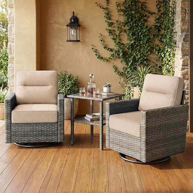 Luxury 3-Piece Patio Furniture Set by NUSBAY