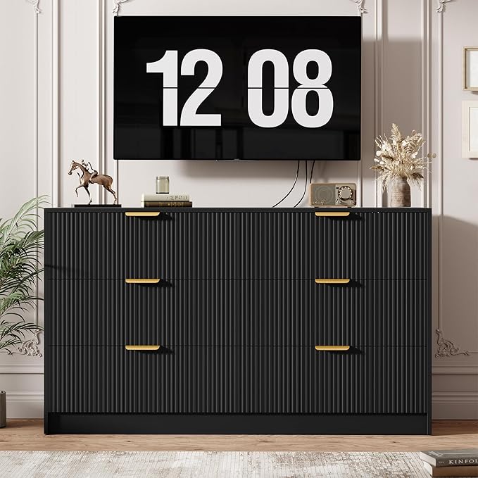 Garvee 6 Drawers Dresser for Bedroom - Image 3