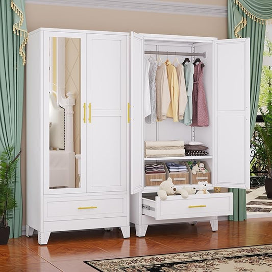 GAIOUS Steel Armoire Wardrobe Closet by GAIOUS