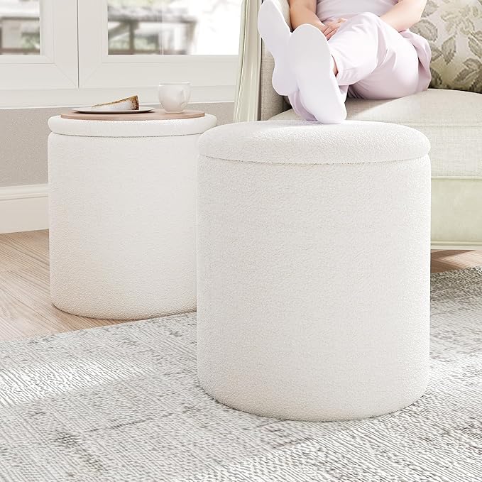 Cmishe Ottoman Poufs with Storage - Image 7