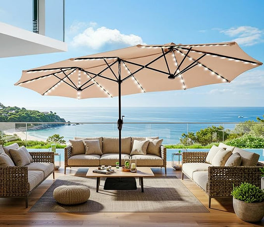 SUPERJARE 13ft Outdoor Patio Umbrella by SUPERJARE