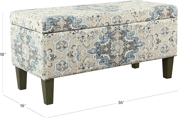 HomePop Large Decorative Storage Bench - Image 3