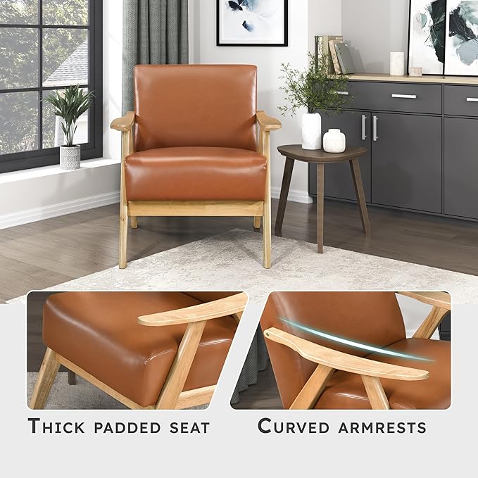 Lexicon Mid Century Modern Accent Chair - Image 3