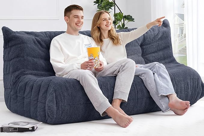 Bean Bag 3-Seater Chair Big Sofa Beanbag Chair - Image 7