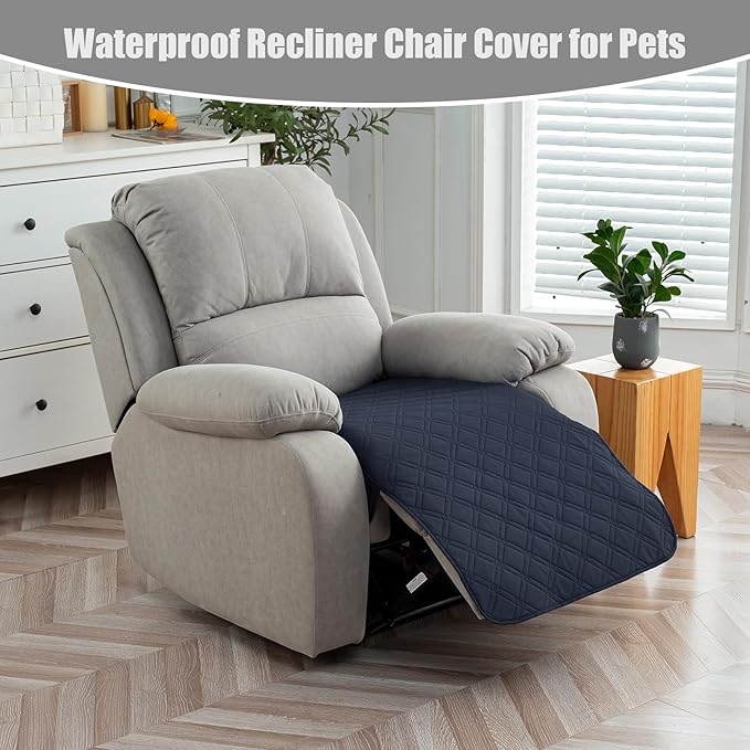 Genina Waterproof Recliner Chair Covers, Recliner Cover - Image 3