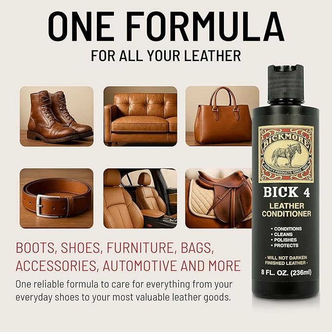 Bickmore Bick 4 Leather Conditioner and Leather Cleaner 16 oz - Image 2