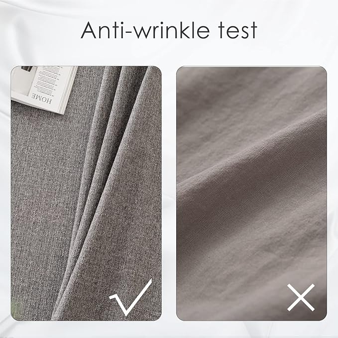 BALCONY & FALCON Rectangle Tablecloth Washable Wrinkle Resistant and Water - Image 4