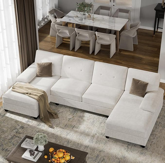 U-Shaped Sectional Couches for Living Room, 4 Seat Sofa by Shintenchi%7CFurnitureMadeforRealLife