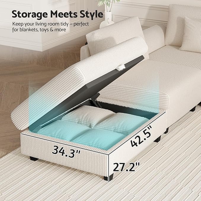 Oversized Modular Sectional Sofa - Image 3