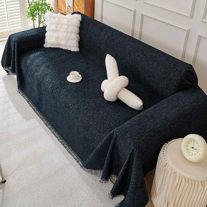 VClife Couch Cover for Sofa, Soft Washable Chenille Couch Covers for 2 Cushion - Image 6