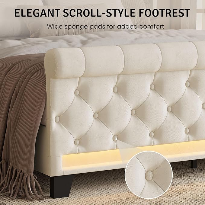 Belffin Queen Size Bed Frame - Image 6