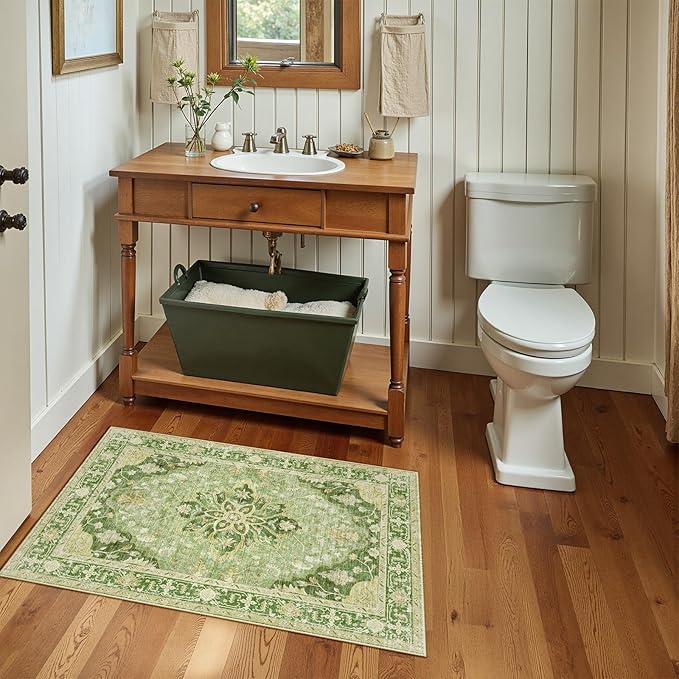 RELEANY Area Rugs 2'x3' Kitchen Rugs Entry Rug Small Rugs - Image 3