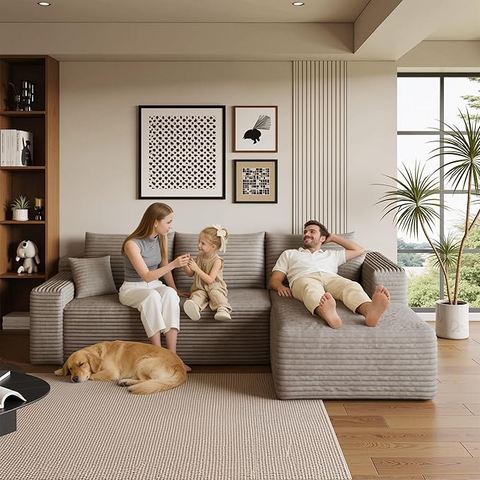 AUGOP 96" Sectional Couches for Living Room Modern Modular Sofa - Image 8