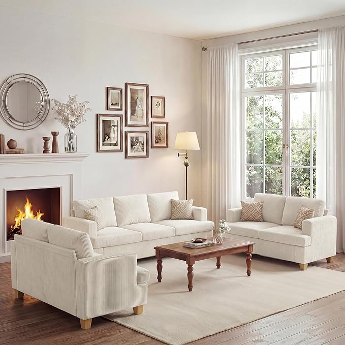 Apicizon 89'' 3-Seat Sofa Couch by APICIZON