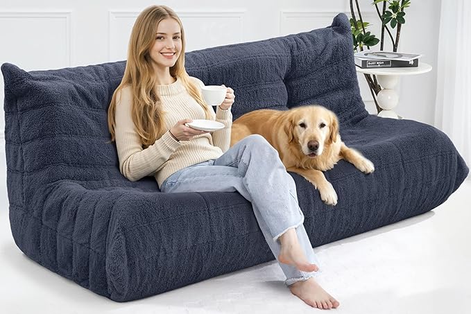 Bean Bag 3-Seater Chair Big Sofa Beanbag Chair - Image 3