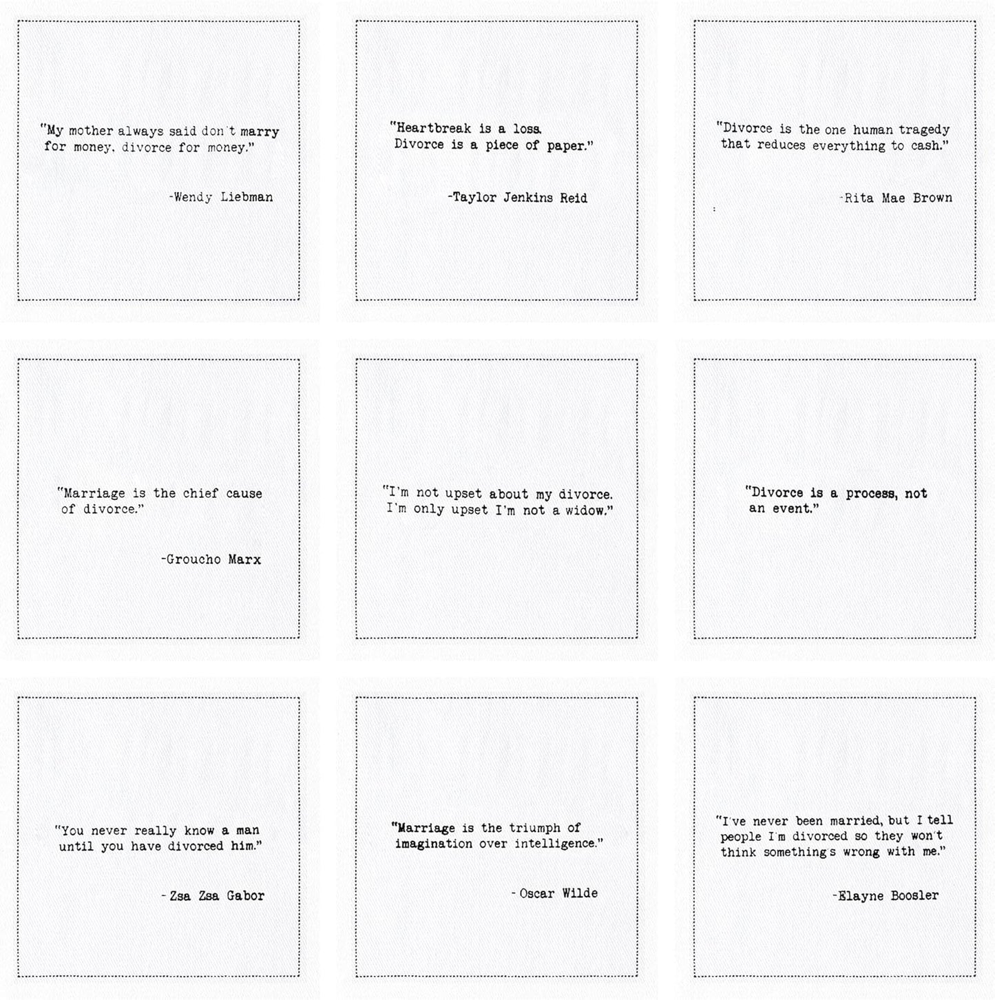 FIVE STAR NAPKINS Divorce Quotes, White Cotton Cocktail Napkins, Beverage Napkins, Bar Napkins, Cloth Napkins, Party Napkins, Events, Holidays, Weddings, Birthdays, Disposable, 4.5'' x 4.5''- (50x)