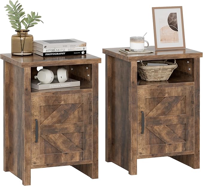 YESHOMY Farmhouse Modern Nightstands by SearchallYESHOMY