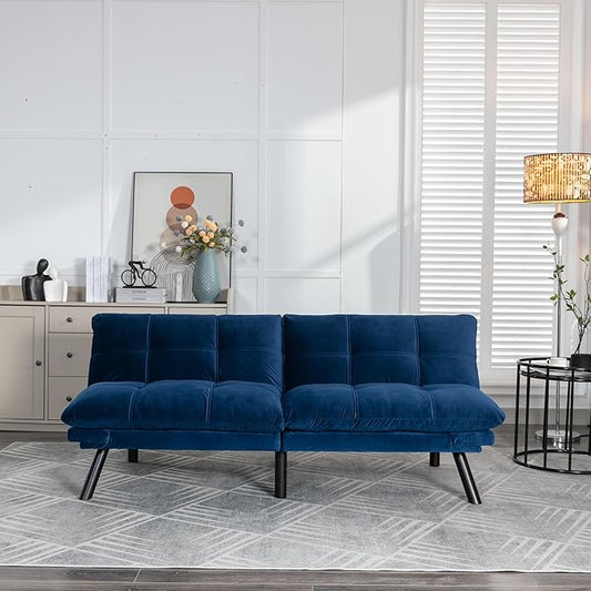 GDFStudio Hayezc Loveseat Sofa, Convertible Sofa Bed, 2-in-1 Folding Modern by GDFStudio