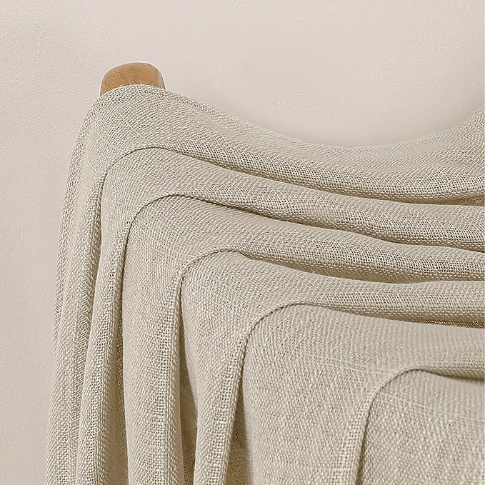 Chyhomenyc Semi Sheer Curtains 63 Inch Length 2 Panels - Image 9