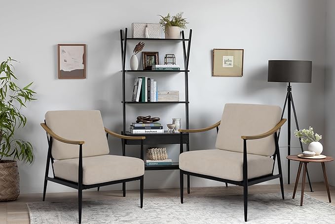 RNKSFX Modern Accent Chair for Living Room Bedroom Mid Century Arm Chair - Image 8