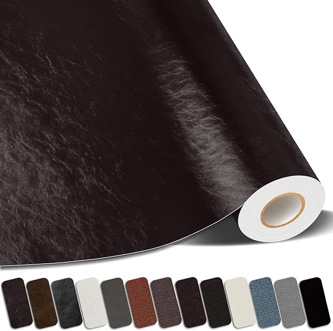 Leather Repair Patches, 17X79 Inch Self-Adhesive Leather Repair Tape, Stretch by GiveYourFurnitureaNewLife