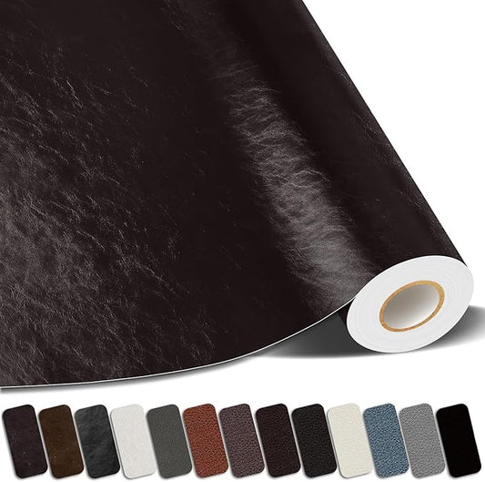 Kangshoon Leather Repair Patches, 3.5X79 Inch Self-Adhesive Leather Repair Tape by GiveYourFurnitureaNewLife