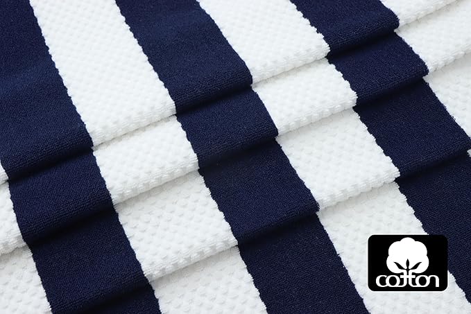 COTTON CRAFT Beach Lounge Chair Cover – 2 Pack Euro Spa Waffle Terry Towel - Image 7