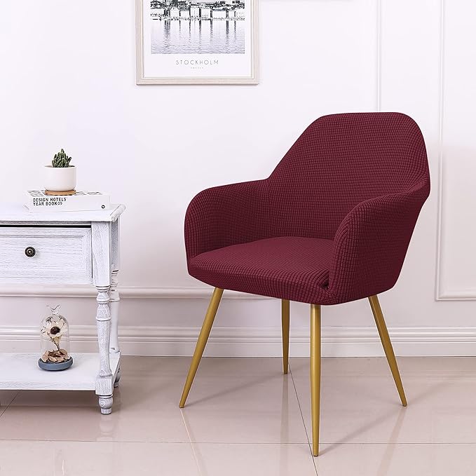 Yonus Dining Room Chair Slipcovers Parsons Chair Covers Sets Armchair Covers - Image 2