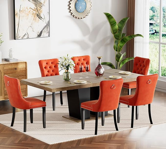 Henf 7 Pieces Extendable Dining Table Set by Henf
