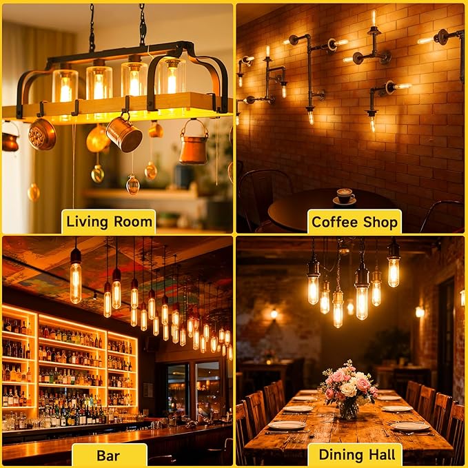 T10 Tubular Light Bulbs 40 Watt Incandescent Light Bulb, T10 Bulb, 120V 40W - Image 7