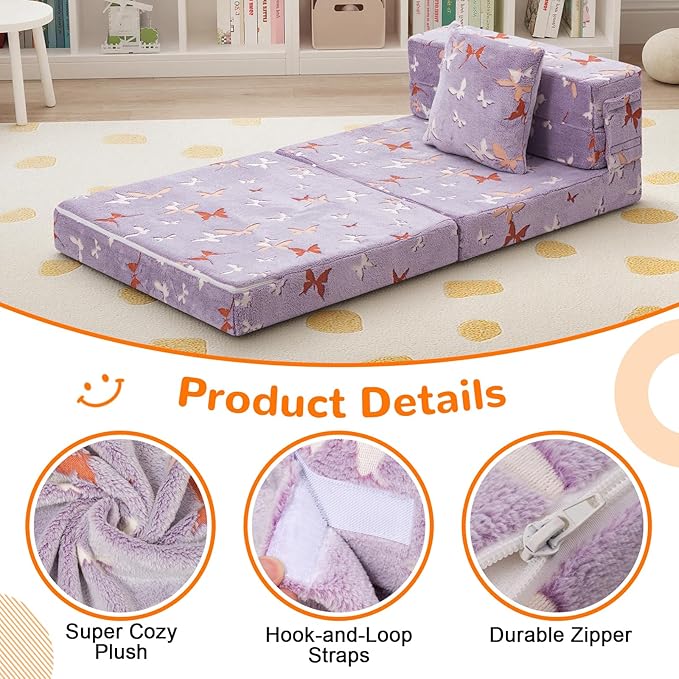 MeMoreCool Foldable Futon Chair Bed - Image 7