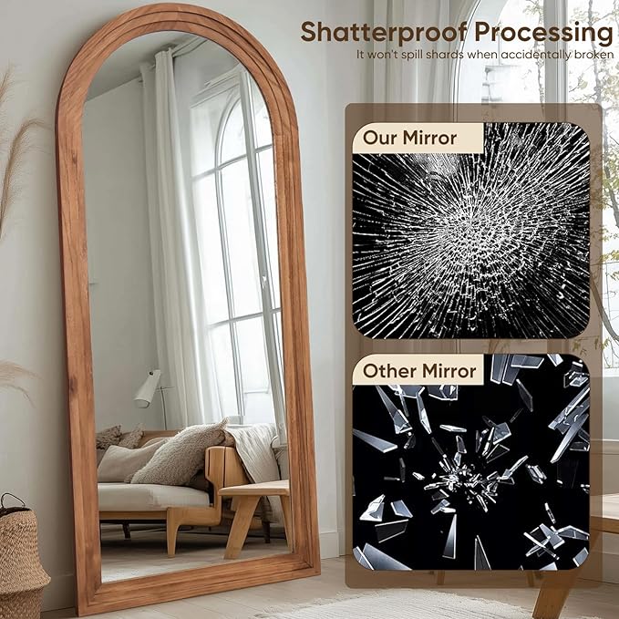 Full Length Mirror, Oversized Stand Up Mirrors Large Wall Mirrors, Wall Mounted - Image 4