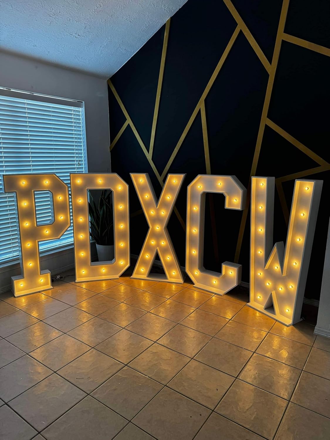 4ft Wood Marquee Letters/Numbers (Price is per Marquee, Once Order is Placed Please Message us to let us Know What Letters/Numbers You Need