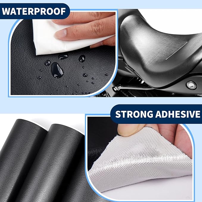 Kangshoon Leather Repair Patches, 35X79 Inch Self-Adhesive Leather Repair Tape - Image 5