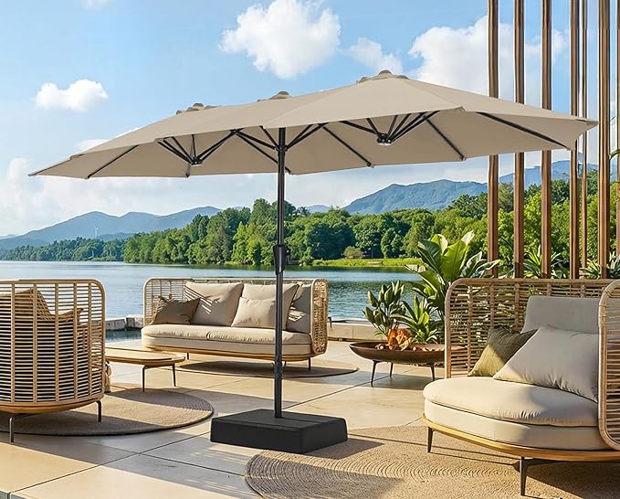 SUPERJARE 13FT Outdoor Patio Umbrella by SUPERJARE