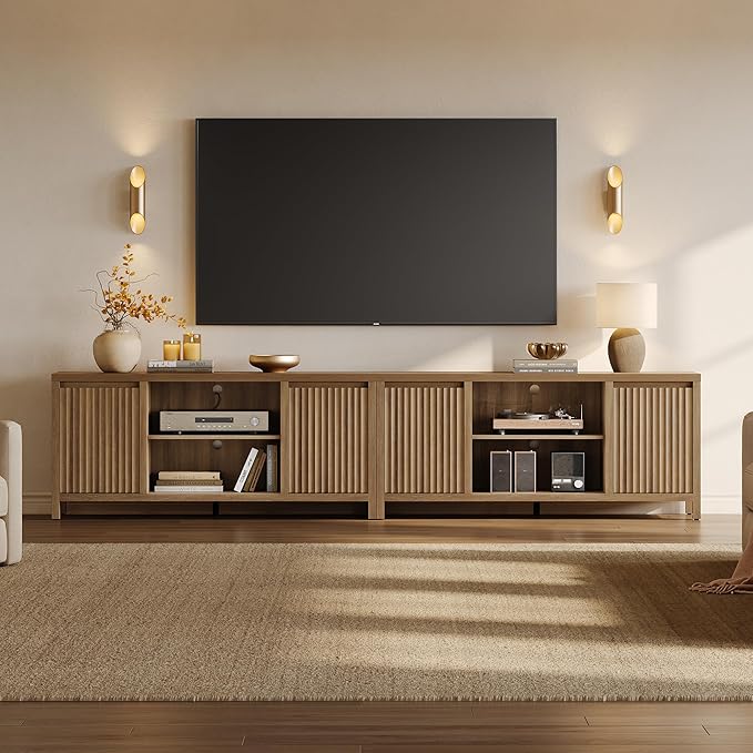 SICOTAS Fluted TV Stand for 55 65 inch TV - Image 9
