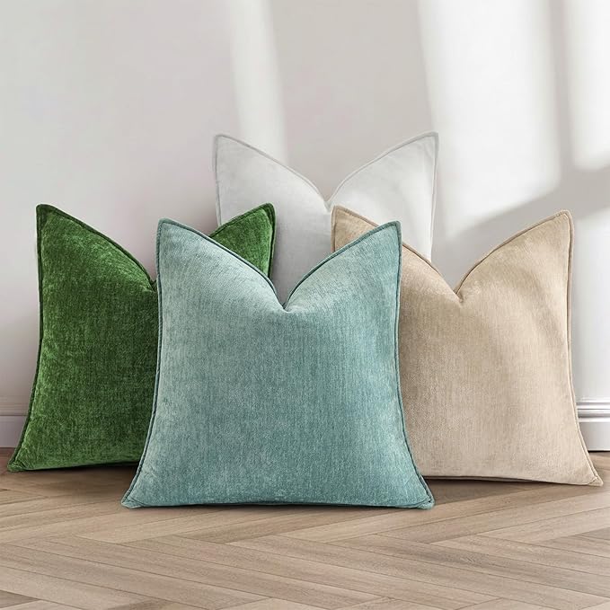 decorUhome Summer Couch Throw Pillow Covers 20x20 Set of 2, Decorative Soft - Image 6