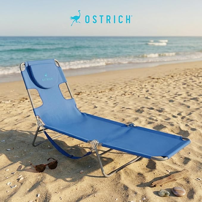 Ostrich the Original Chaise 72 x 22 Inch Lounge Portable Reclining Lounger - Image 9