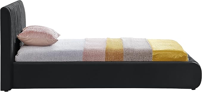 Meridian Furniture NicoBlack-T Nico Collection Modern | Contemporary Velvet - Image 6