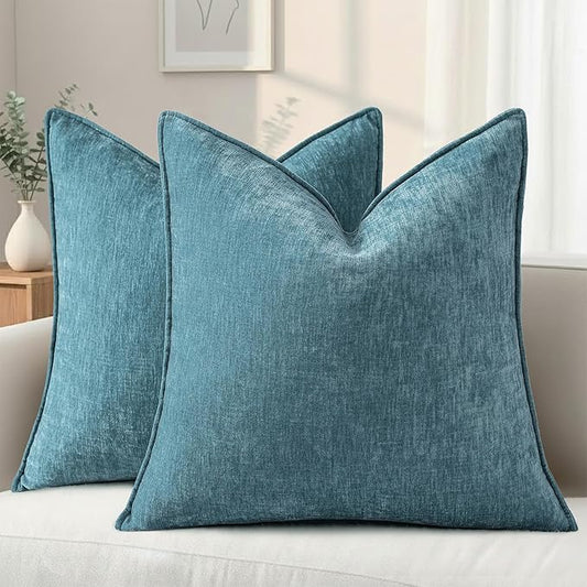 decorUhome Summer Couch Throw Pillow Covers 16x16 Set of 2, Decorative Soft by decorUhome